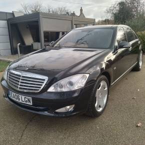 MERCEDES-BENZ S CLASS 2006 (06) at Estuary Cars Pluckley